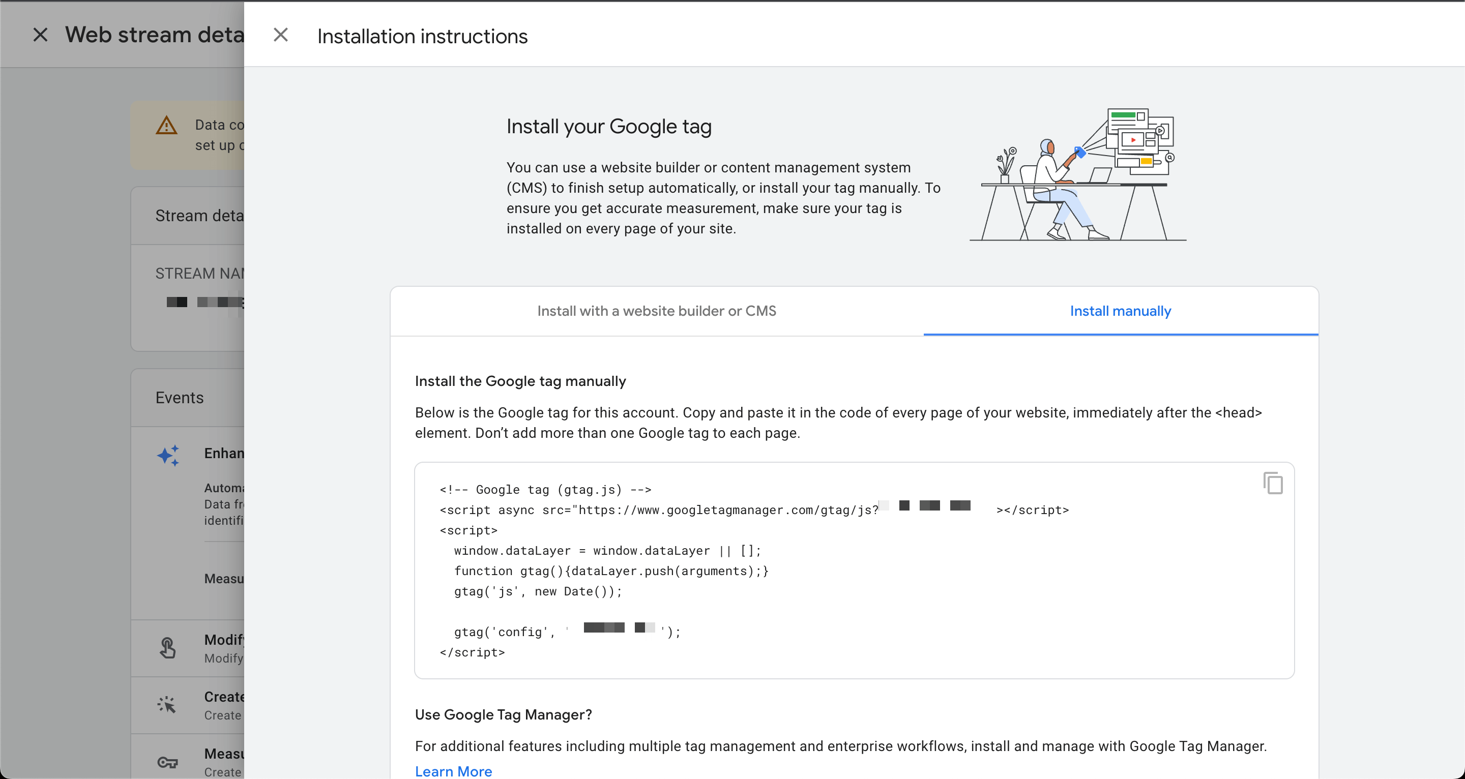 View tag instructions.